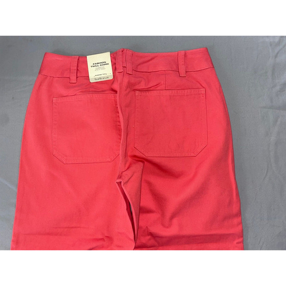 Van Heusen Classic Fit Washed Twill Capri Chino Pants in Aires Pink. Size 0, NWT - Picture 5 of 5